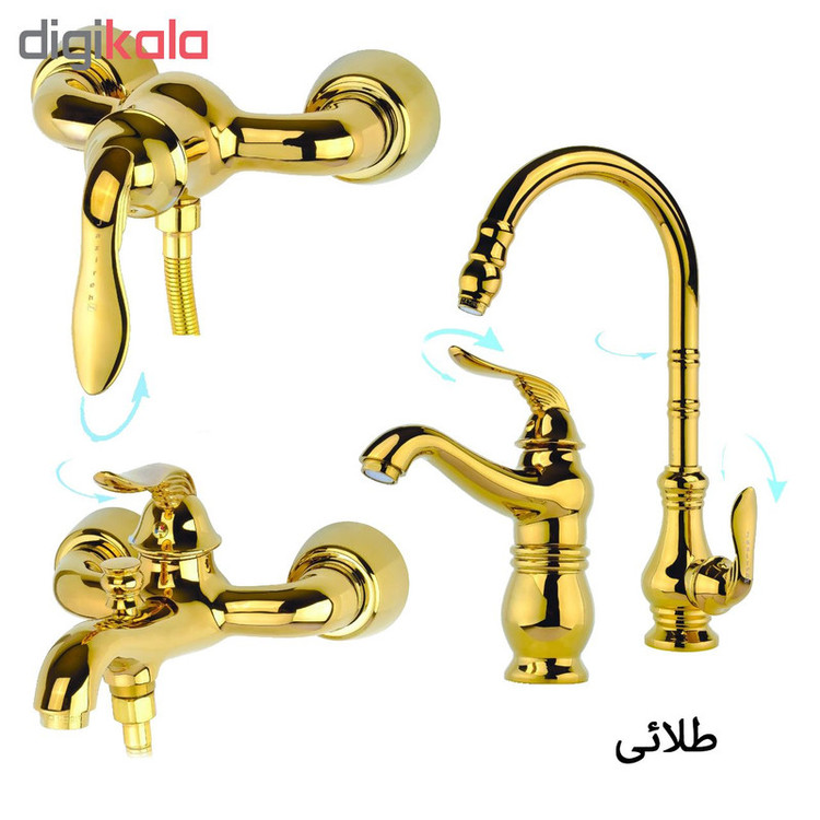 شیرآلات جزیره مدل سورن کد SS-MJ-105-107 مجموعه 4 عددی