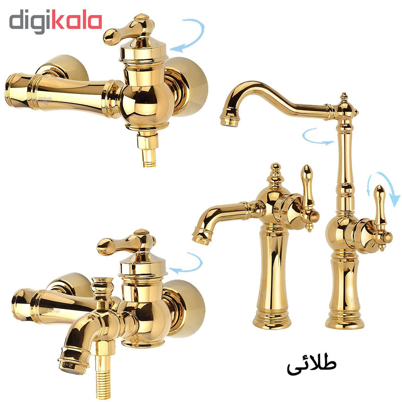شیرآلات جزیره مدل لومانا کد SS-MJ-114-118 مجموعه 4 عددی