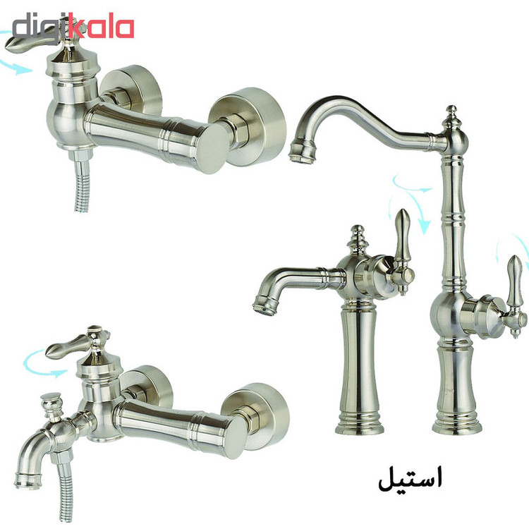 شیرآلات جزیره مدل لومانا کد SS-MJ-114-118 مجموعه 4 عددی