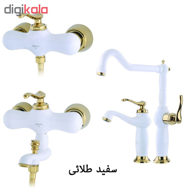 شیرآلات جزیره مدل رادین کد SS-MJ-108-111 مجموعه 4 عددی