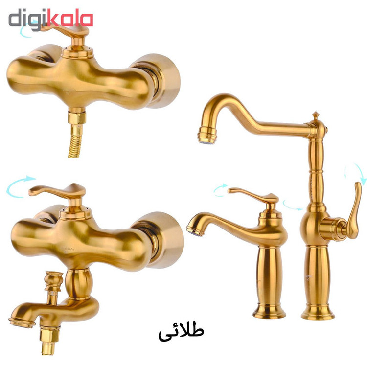 شیرآلات جزیره مدل رادین کد SS-MJ-108-111 مجموعه 4 عددی