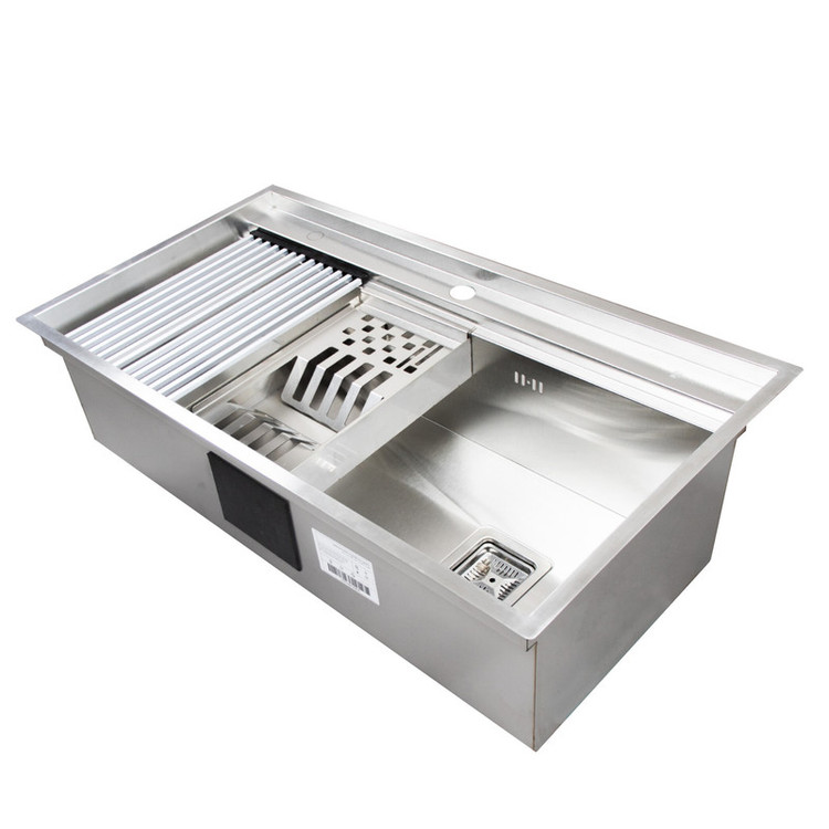 سینک ظرفشویی استیل توکار یک لگنه کمتال مدل A-74