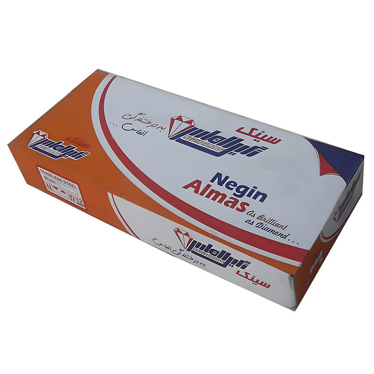 سینک ظرفشویی استیل توکار یک لگنه نگین الماس مدل SA54