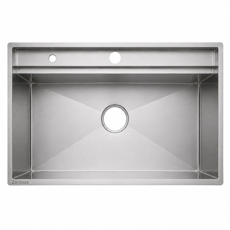سینک ظرفشویی استیل توکار یک لگنه زرتوس مدل ZS9052-PLUS