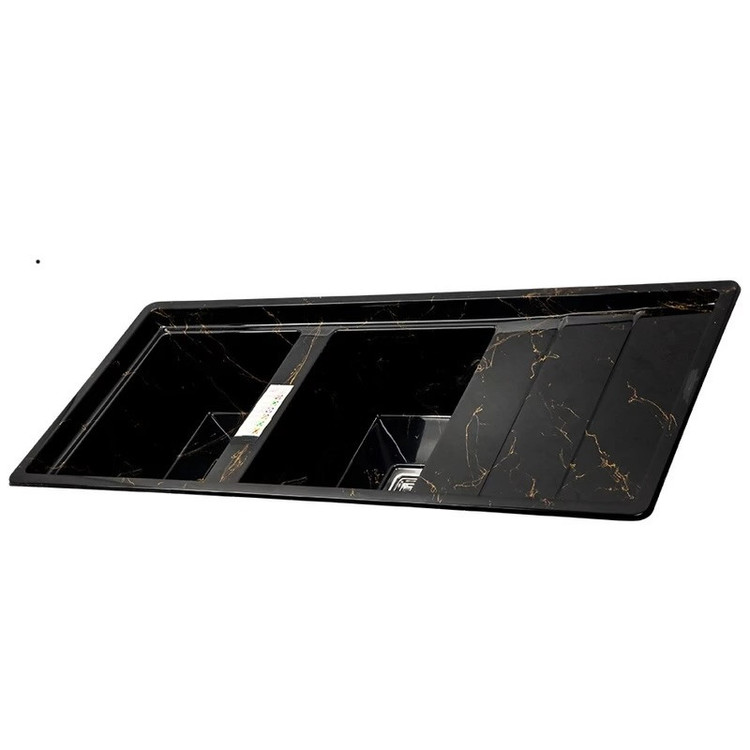 سینک ظرفشویی گرانیت توکار دو لگنه مدل 120mrt