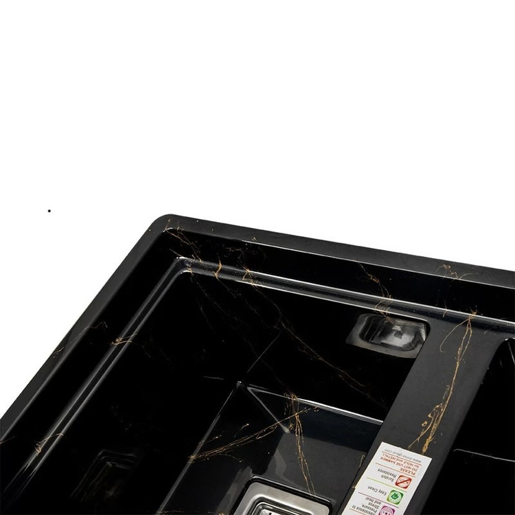 سینک ظرفشویی گرانیت توکار دو لگنه مدل 120mrt