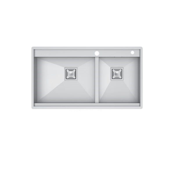 سینک ظرفشویی استیل توکار دو لگنه مدل میکس 290D