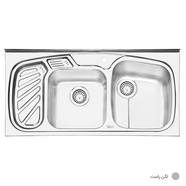 سینک ظرفشویی ایلیا استیل مدل 1020 روکار