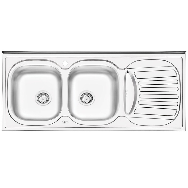 سینک ایلیا استیل مدل 3510L روکار سایز 50 × 120 سانتی متر
