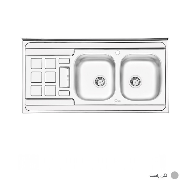 سینک ظرفشویی ایلیا استیل مدل 3021