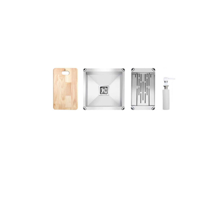 سینک ظرفشویی استیل توکار یک لگنه متا مدل ML104S
