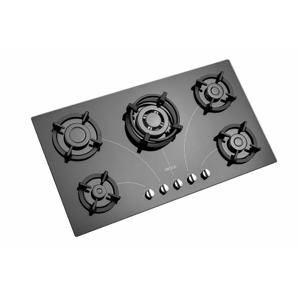 اجاق گاز صفحهای پنج شعله استیل البرز مدل G5958