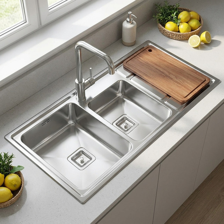سینک ظرفشویی اخوان مدل 302S توکار