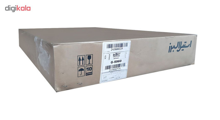 اجاق گاز صفحهای پنج شعله استیل البرز مدل G5960