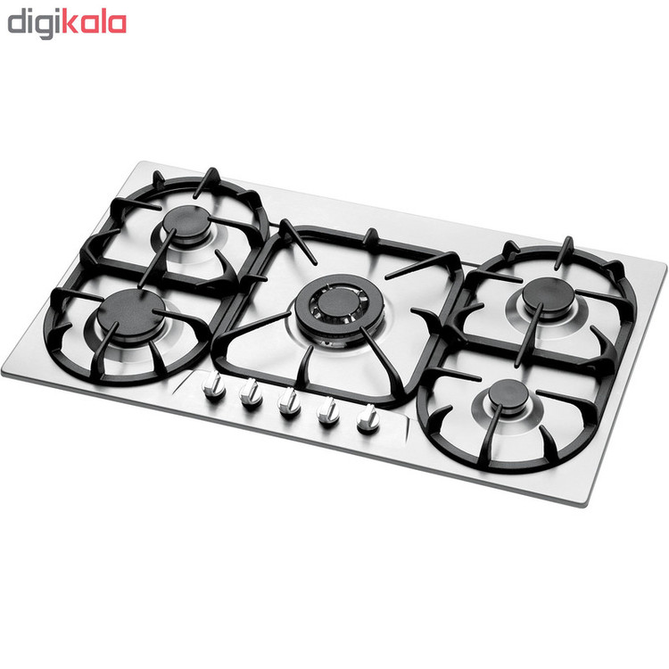 اجاق گاز صفحهای پنج شعله استیل البرز مدل S-5905