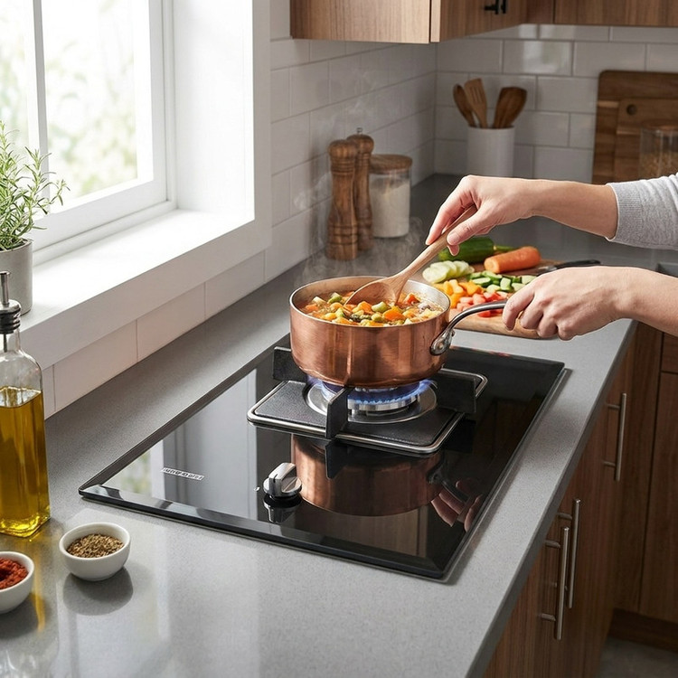 اجاق گاز صفحه ای استیل البرز مدل G1351