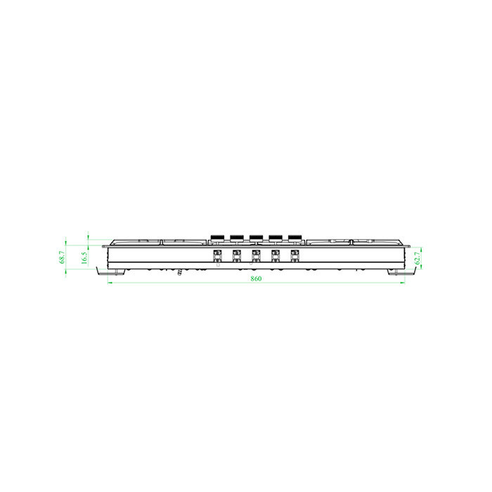 اجاق گاز صفحه ای کن مدل RIGEL